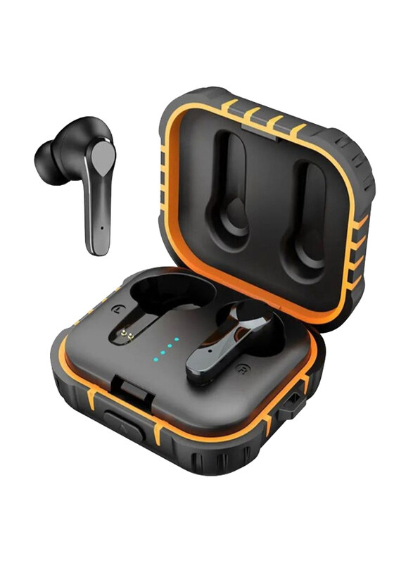 

Moodix KI23K039 Bluetooth In-Ear Noise Cancellation Earbuds, Black/Yellow