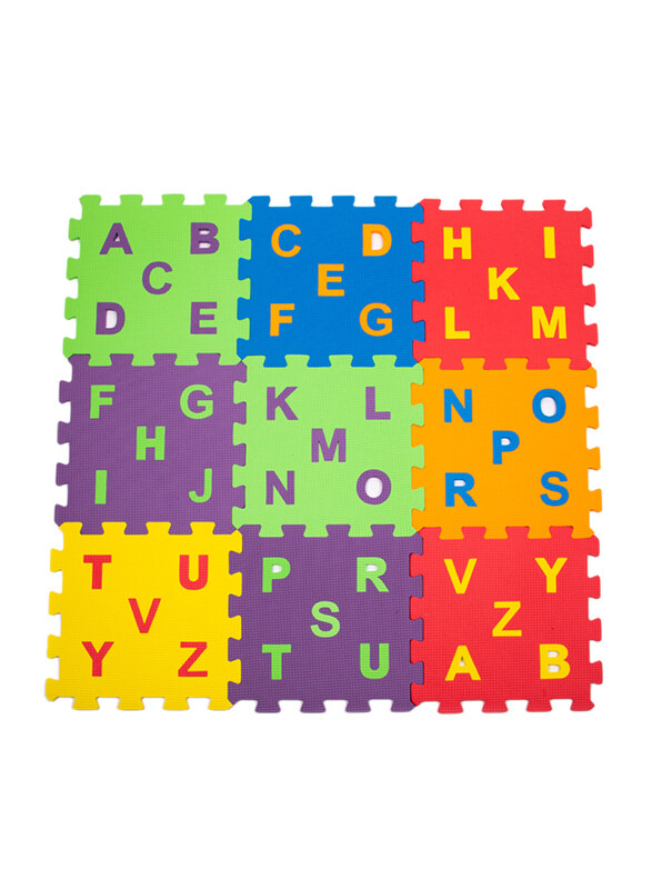 

Matrax 9-Piece Eva Letter Puzzle Play Mat, Multicolour