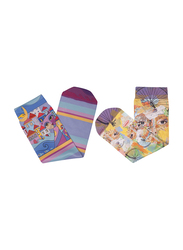 Biggdesign Women's Socks Set, 2 Pairs, Multicolour