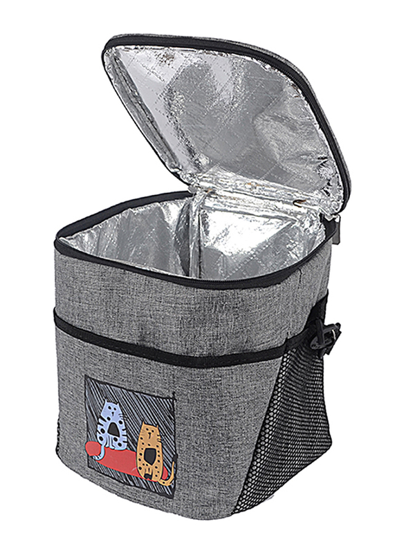Biggdesign Cats Insulated Lunch Bag, Grey