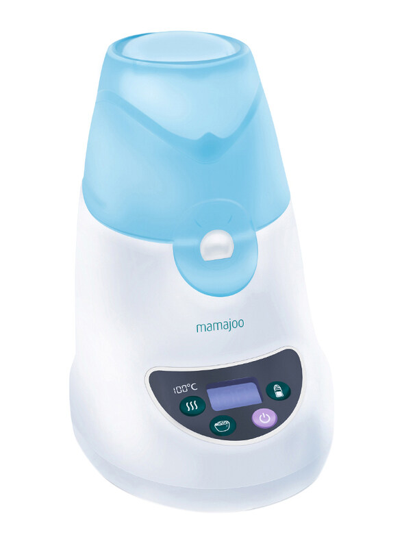 

Mamajoo 3-Function LCD Display Mama Warmer Baby Feeding Bottle, Clear