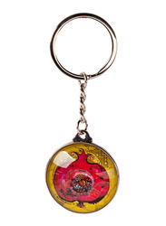 بيغ ديزاين ميدالية مفاتيح على شكل رمان للسيدات, ألوان متعددة