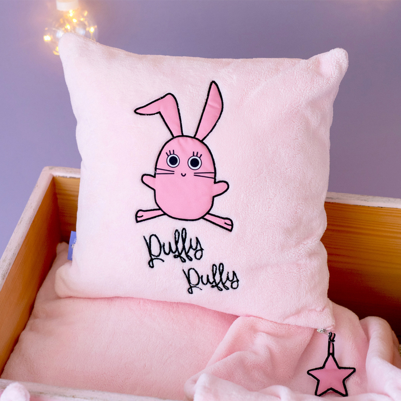 Milk & Moo Chancing Baby Pillow, Pink