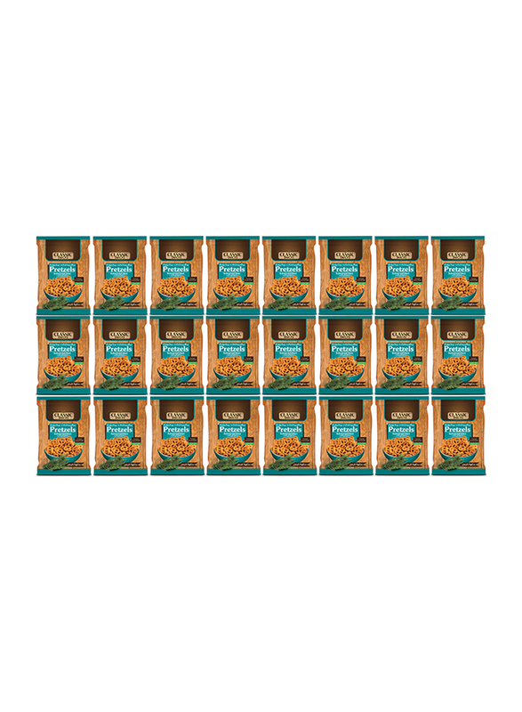 Classic Snacks Zaatar Pretzels, 24 x 30g