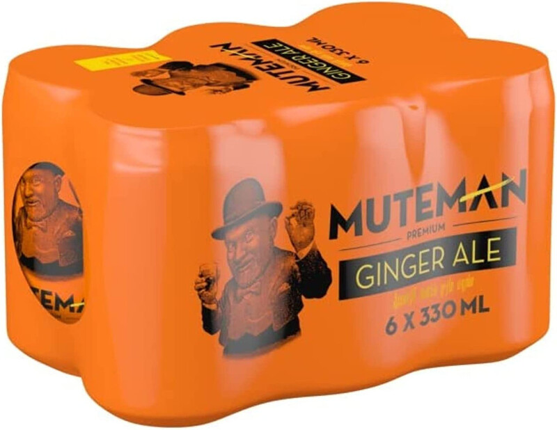 Muteman  Ginger Ale 6pc x 330ml