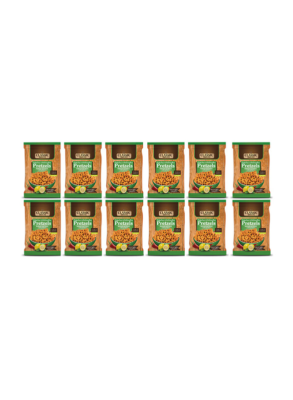 

Classic Snacks Chilli & Lemon Pretzels, 12 x 70g
