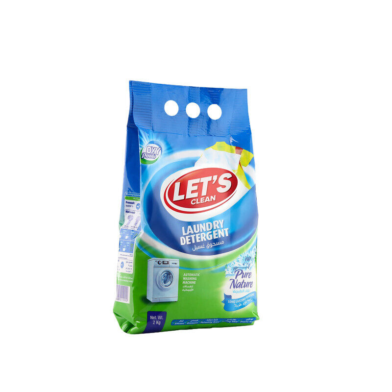 Let's Clean DETERGENT POWDER FOR AM 2KG (PURE NATURE)