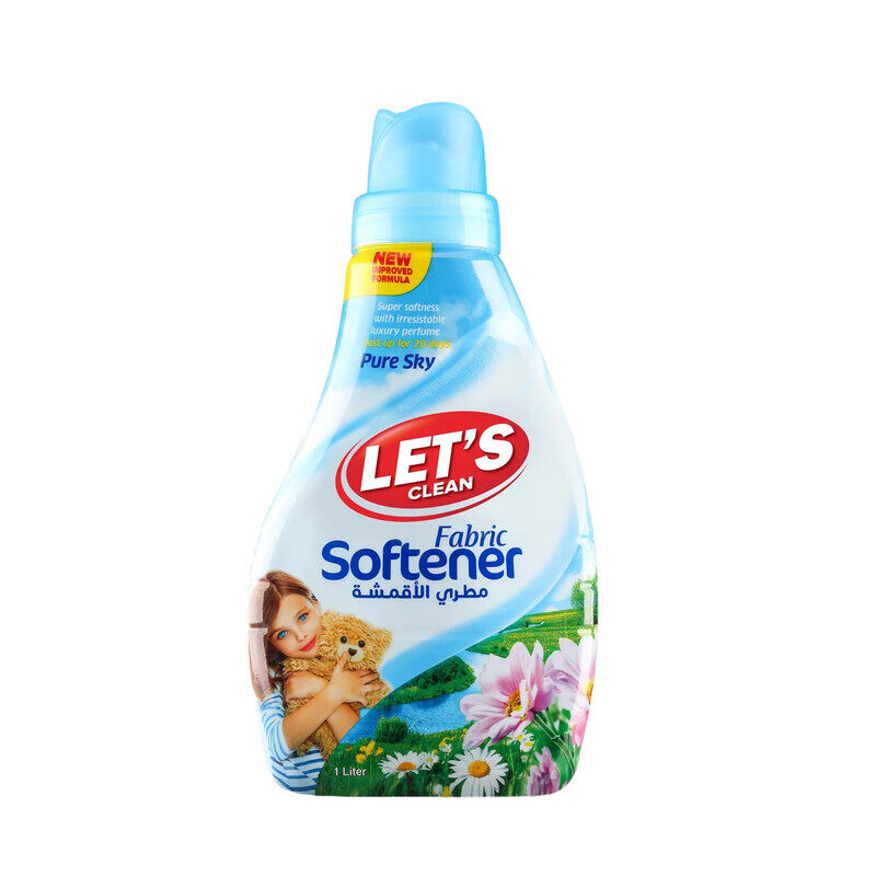 Let's Clean FABRIC SOFTENER 1L (PURE SKY)