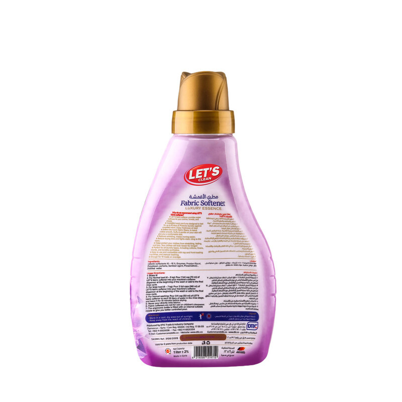 Let's Clean FABRIC SOFTENER 1L (LUXURY)