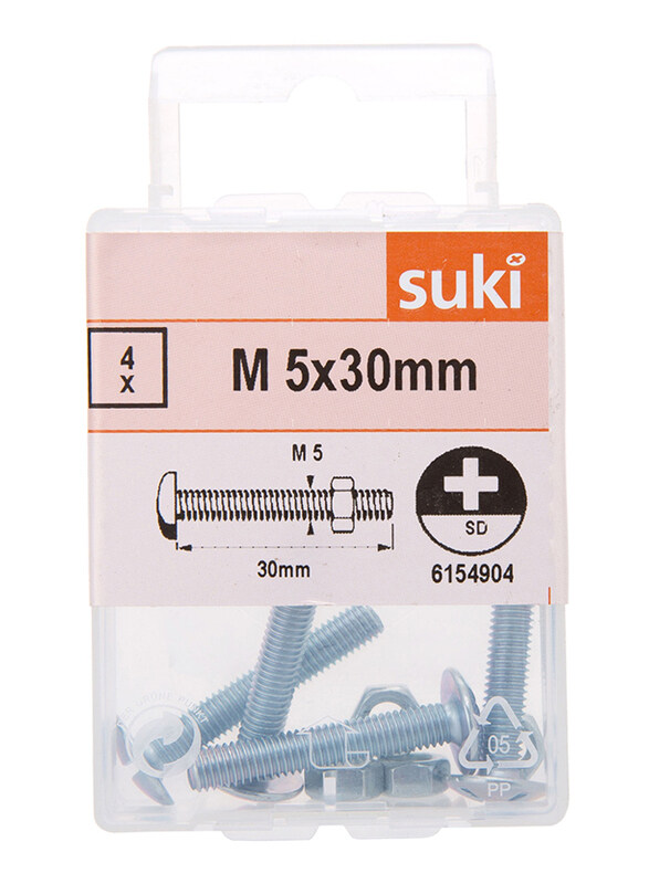 

Suki 5 x 30mm Poelier Head Screws, Silver