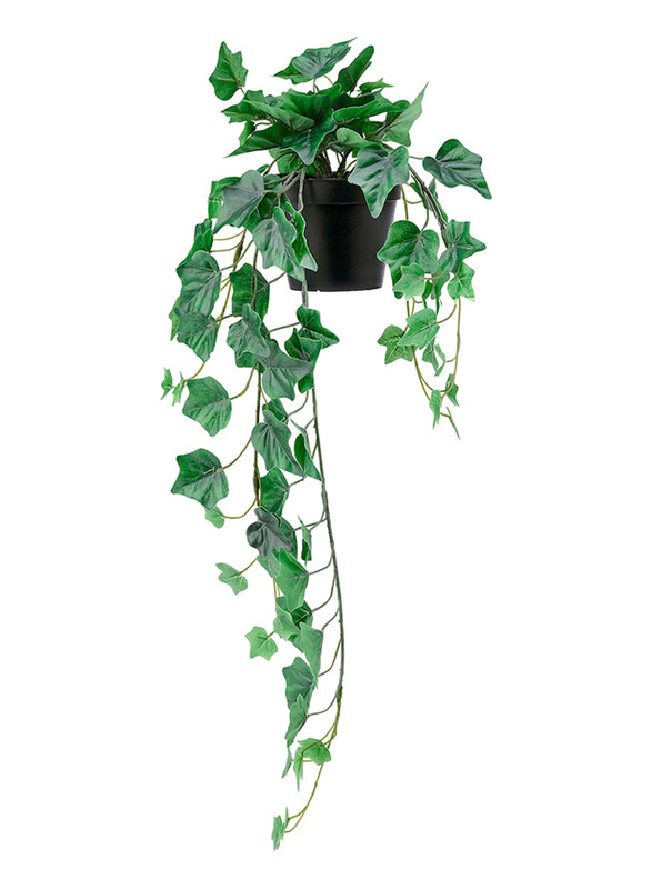 

Fejka 12cm Hanging Ivy Indoor/Outdoor Artificial Potted Plant, Green