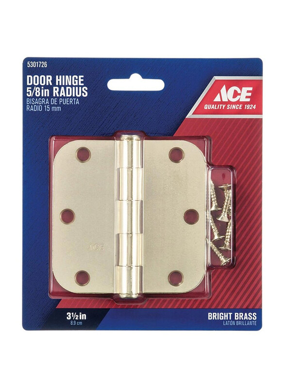 

ACE 8.89cm Brass Residential Door Hinge, Gold