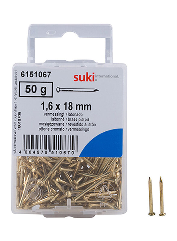 

Suki 18mm Round Head Nail, Gold