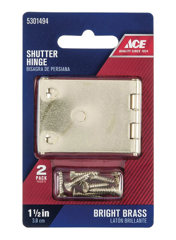 

ACE 3.81cm Steel Shutter Hinge, 2 Pieces, Gold