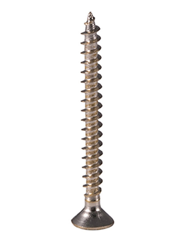 

Suki 50mm Oval-Head Chipboard Screws, Silver