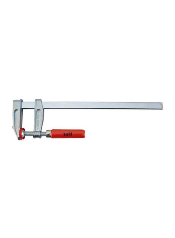 

Suki Diy Type F-Clamp, 100 x 50mm, Silver/Red