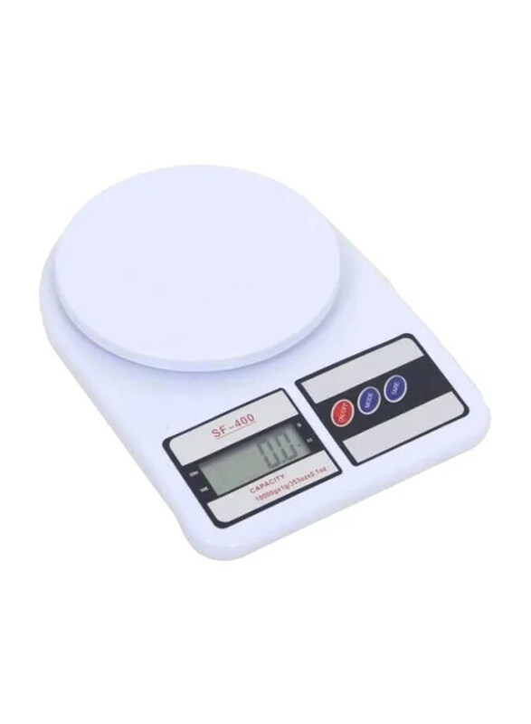 

Generic Weighting LCD Scale, White