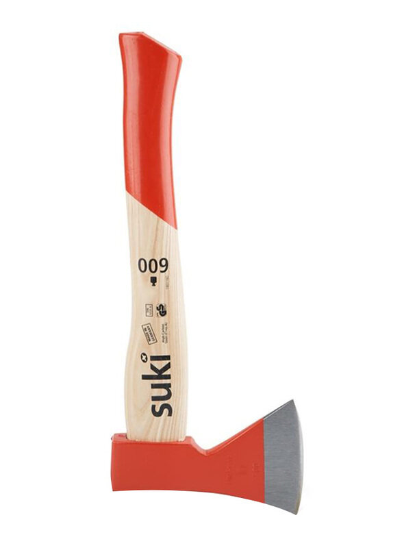 

Suki 600gm High Carbon Steel Hatchet, Brown/Red