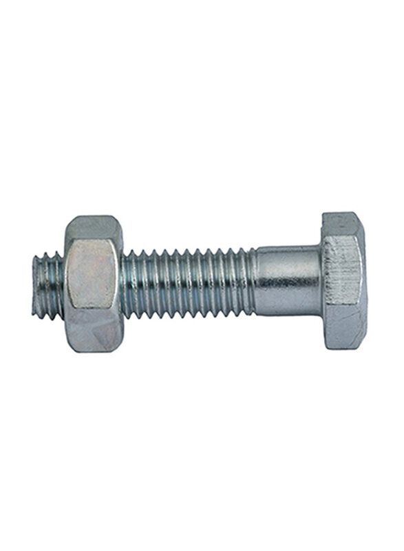 

Suki 40mm Hex Zinc-Plated Steel Screws, Silver