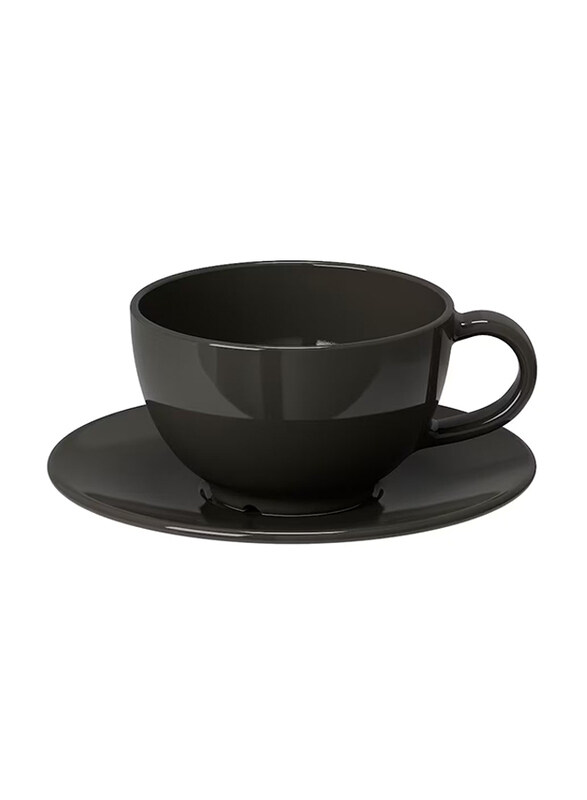 

Vardagen Tea Cup With Saucer, Dark Grey