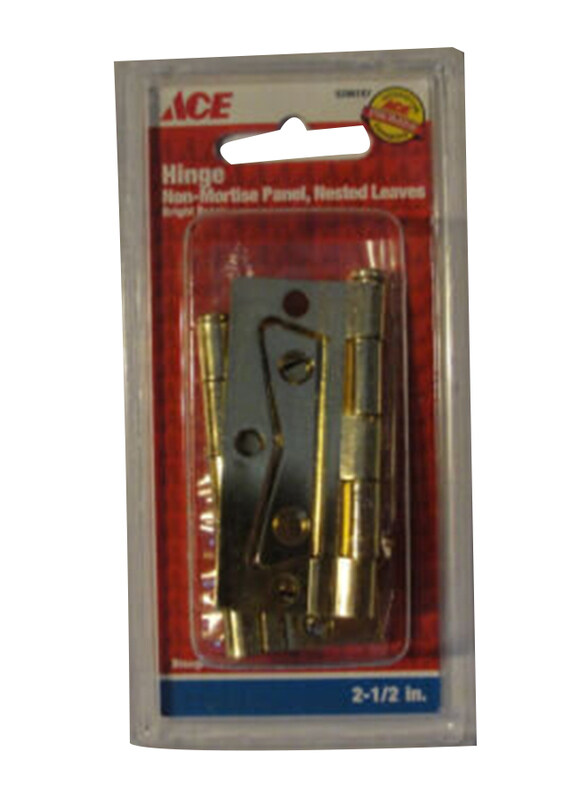 

ACE 10cm Brass Non-Mortise Hinge, 2 Pieces, Gold