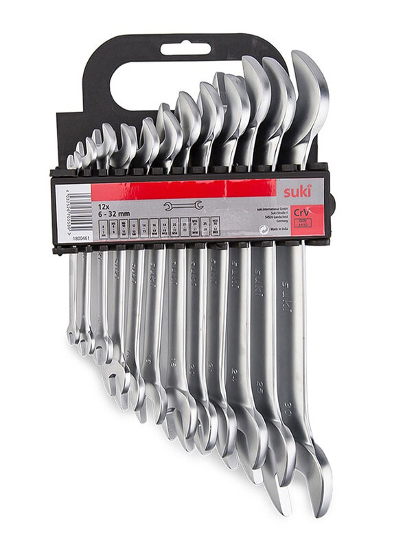 

Suki 6-32mm 12-Piece Double Open-end Wrench Set, Silver
