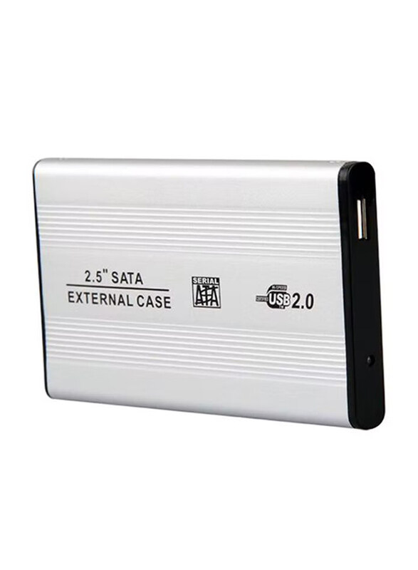 

Unspecified USB 2.0 Sata Hard Disk Drive External Adapter Case, Silver