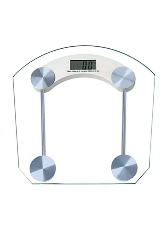 

Generic Personal Digital Glass Scale, B07PY4HLGN, 180Kg, Clear