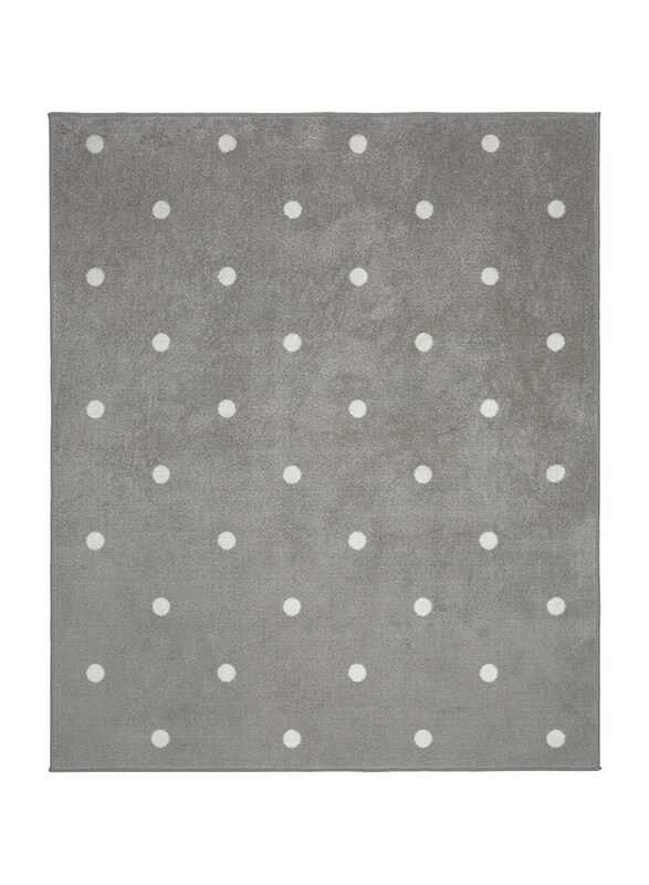 

Len Dotted Rug, 133 x 160cm, Grey