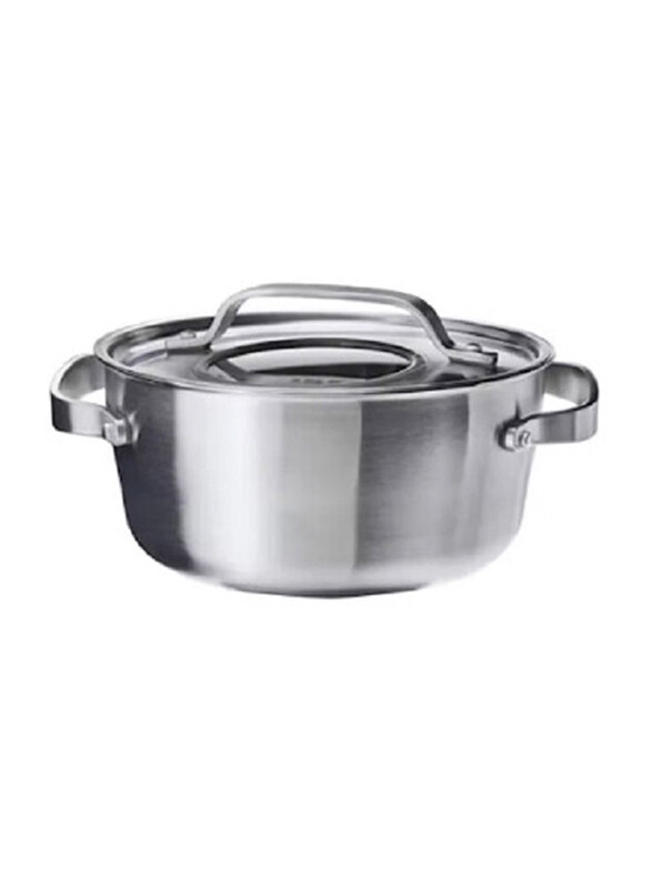 

Sensuell 4 Ltr Stainless Steel Pot, Grey