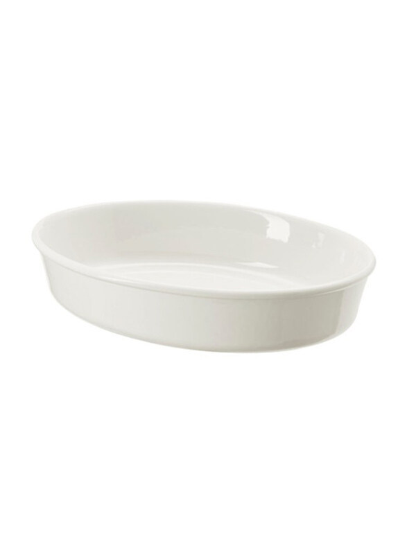 

Vardagen Oval Oven Dish Tray, Off White