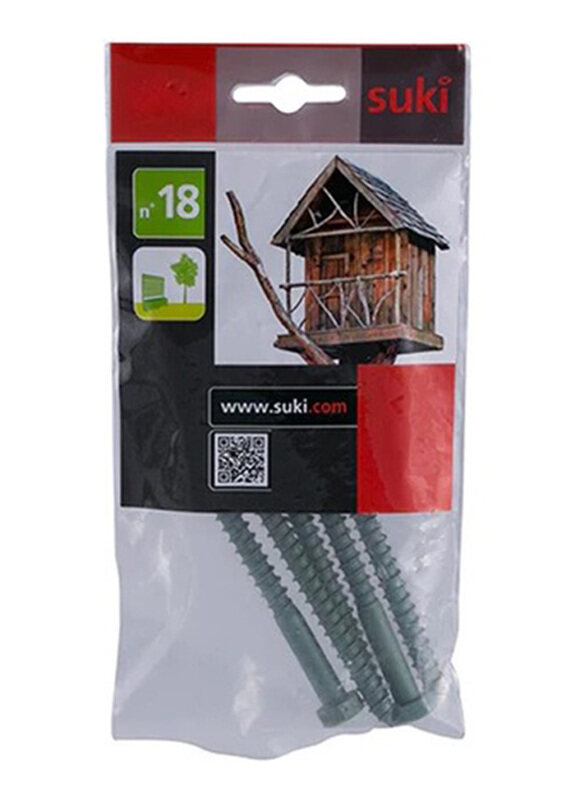

Suki 8 x 120mm 5-Piece Din 571 Lag Screws, Silver