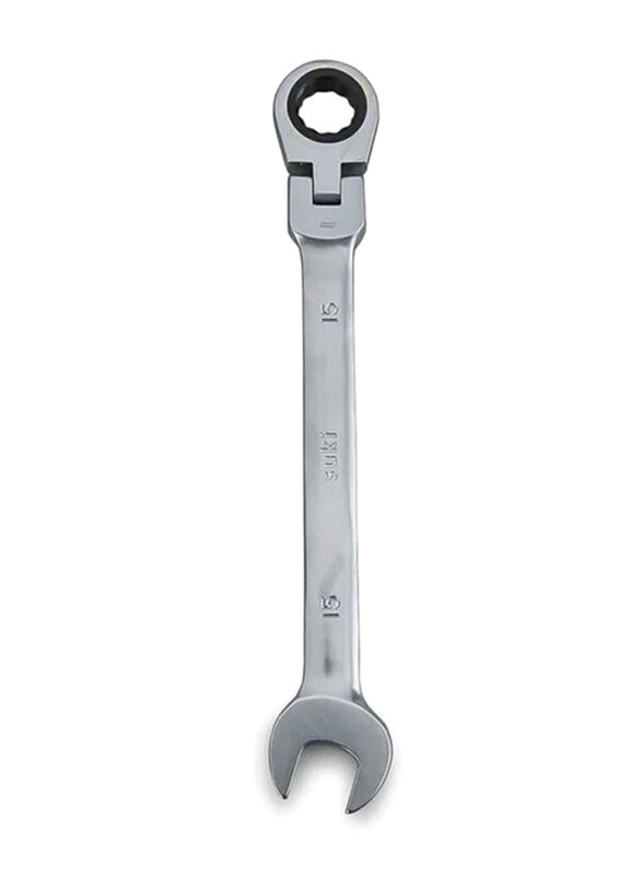 

Suki 15mm Gear Combination Wrench with Joint, Silver