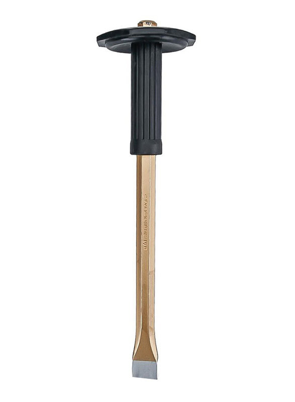 

Suki 350mm Cold Chisel 2ith Hand Protector, Gold/Black