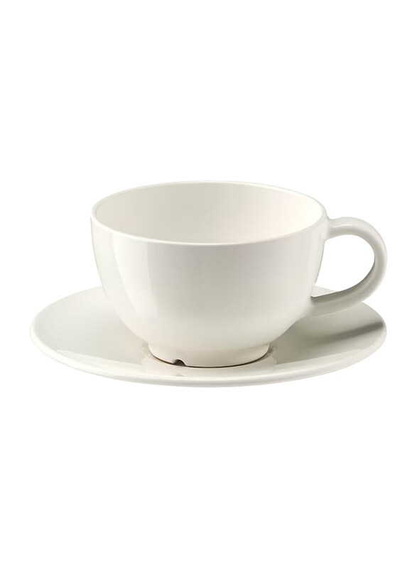 

Vardagen Tea Cup With Saucer, Off White