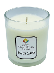 M&G English Garden Soy Wax Scented Candle, 200g, White