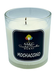 M&G Mochaccino Soy Wax Scented Candle, 200g, White