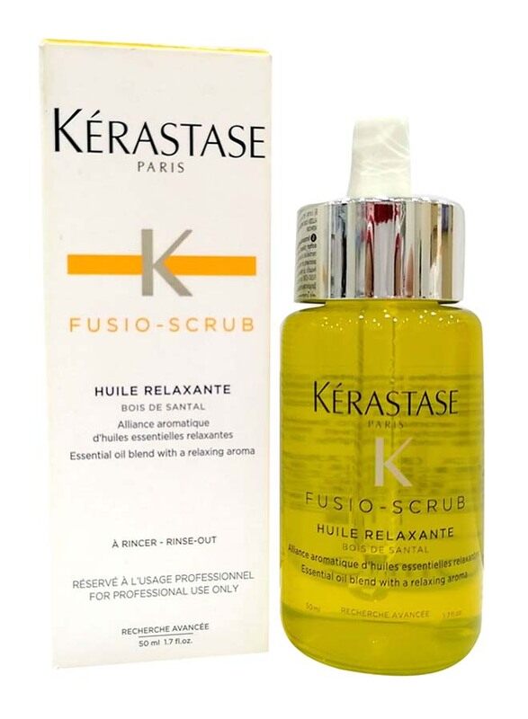 

Kerastase Fusio-Scrub Huile Relaxante Blend Essential Hair Oil with A Relaxing Aroma for All Hair Types, 50ml