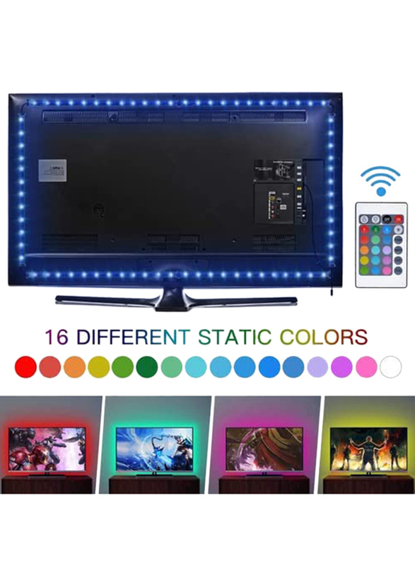 Twisted Minds 2-Meter Gaming Monitor RGB LED Strip, Multicolour