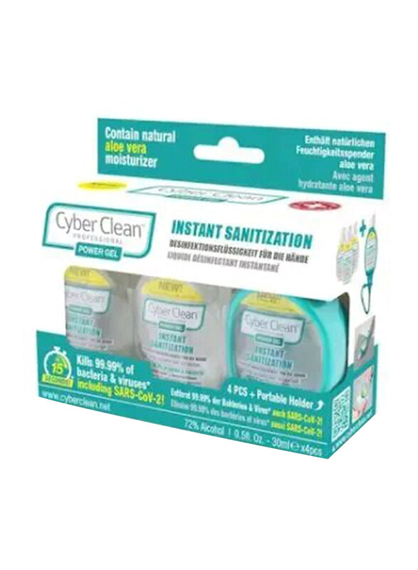 

Universal Cyber Clean 4 x 30ml Profession Power Gel Set, Green