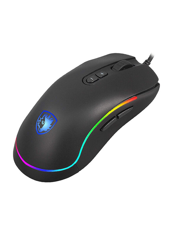 Sades Revoluer SAS11 Wired Gaming Mouse, Black