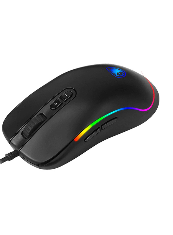 Sades Revoluer SAS11 Wired Gaming Mouse, Black