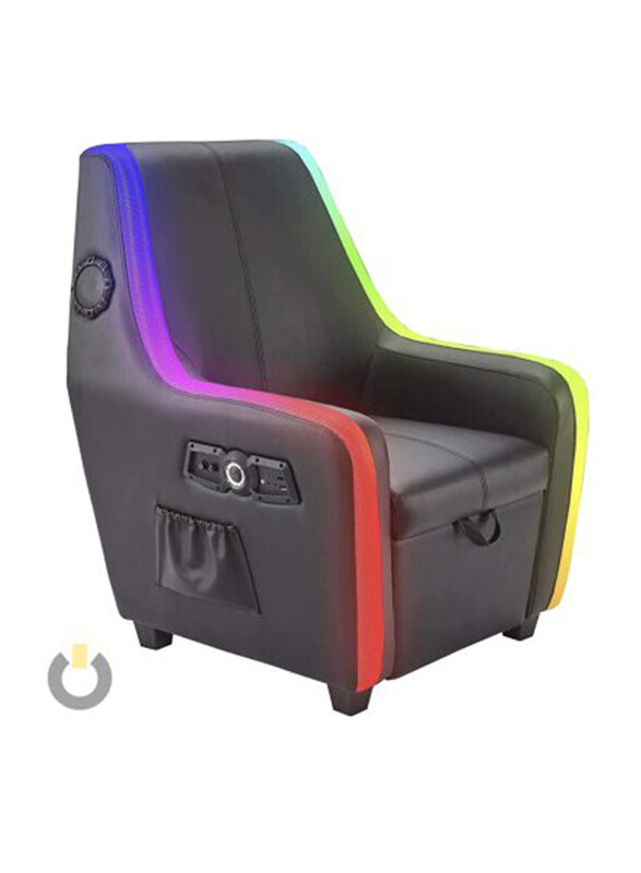 

Generic XRocker Premier Maxx RGB 4.1 Multi-Stereo Storage Gaming Chair with Vibrant LED, Black