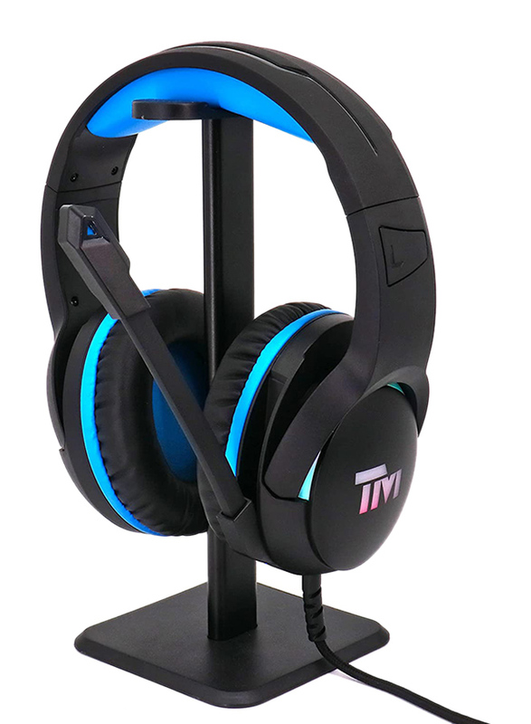 Twisted Minds MD07 RGB Wired Over-Ear Gaming Headphones, Black/Blue