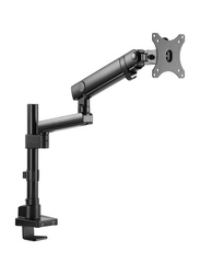 Twisted Minds Single 17-32" Aluminium LCD Slim Pole Monitor Desk Mount, Black