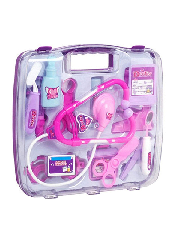 Doctor Medical Equipment Kids Play Set with Carry Case, 14 Pieces, Ages 3+