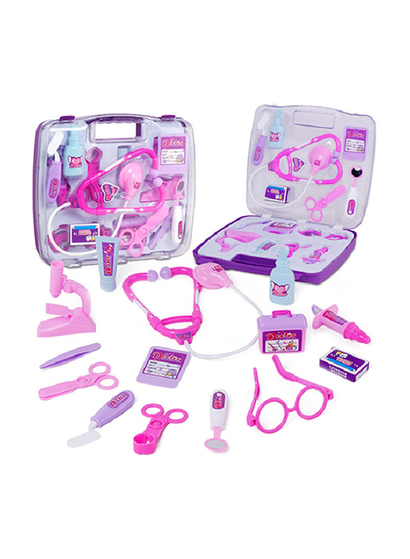 Doctor Medical Equipment Kids Play Set with Carry Case, 14 Pieces, Ages 3+