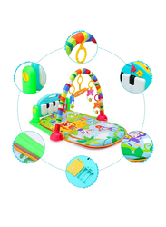 Toy Land Multifunction Baby Piano Fitness Mat with Light & Sound Effect, 0-3 Months, Multicolour