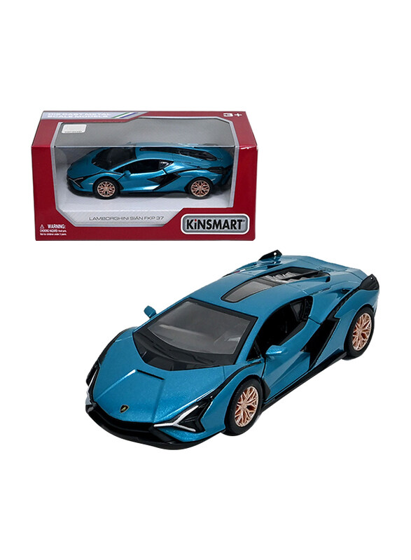 

Kinsmart Lamborghini Sian FKP 37 Die Cast Vehicle, Ages 3+, Blue