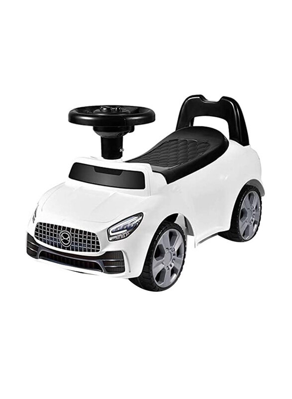 

Toy Land Foot to Floor Kids Ride-On Push Car Toddler Sliding Car, Ages 1+, White
